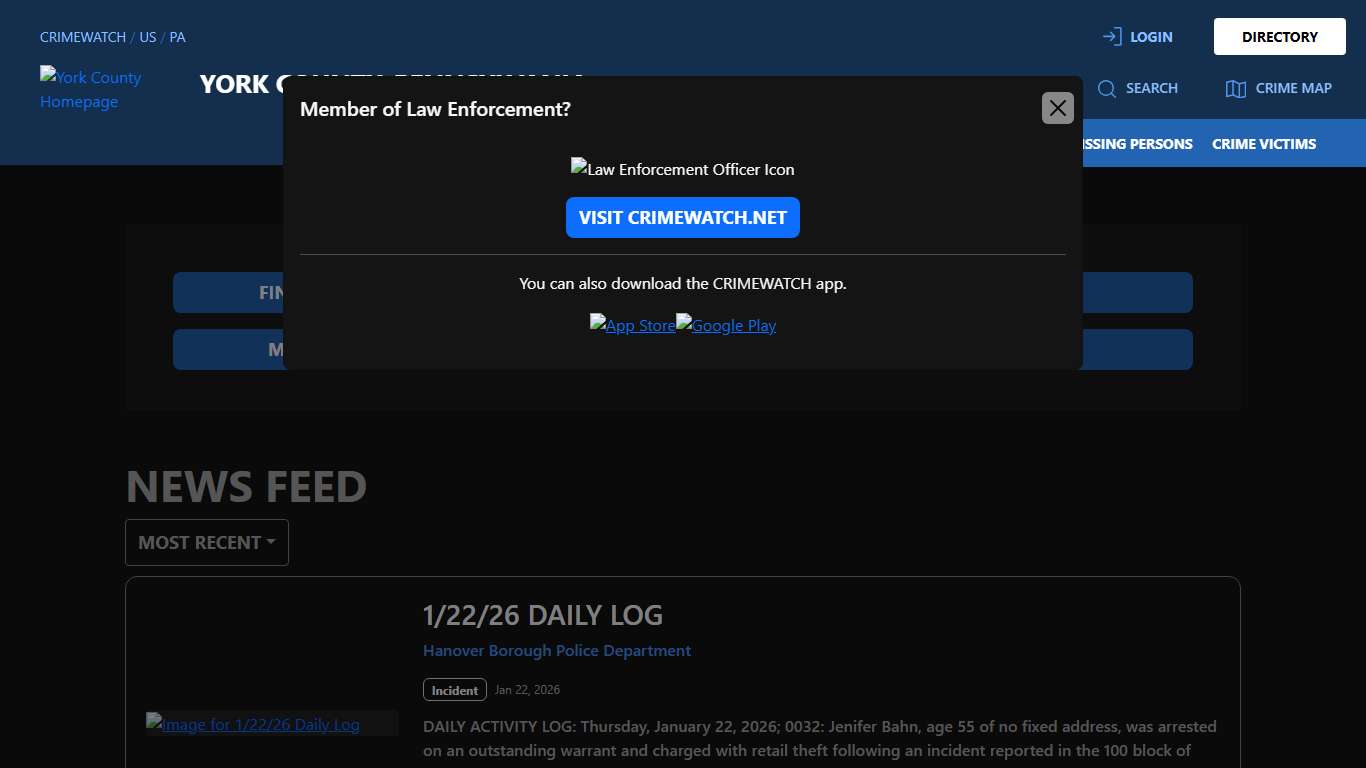 York County CRIMEWATCH PA